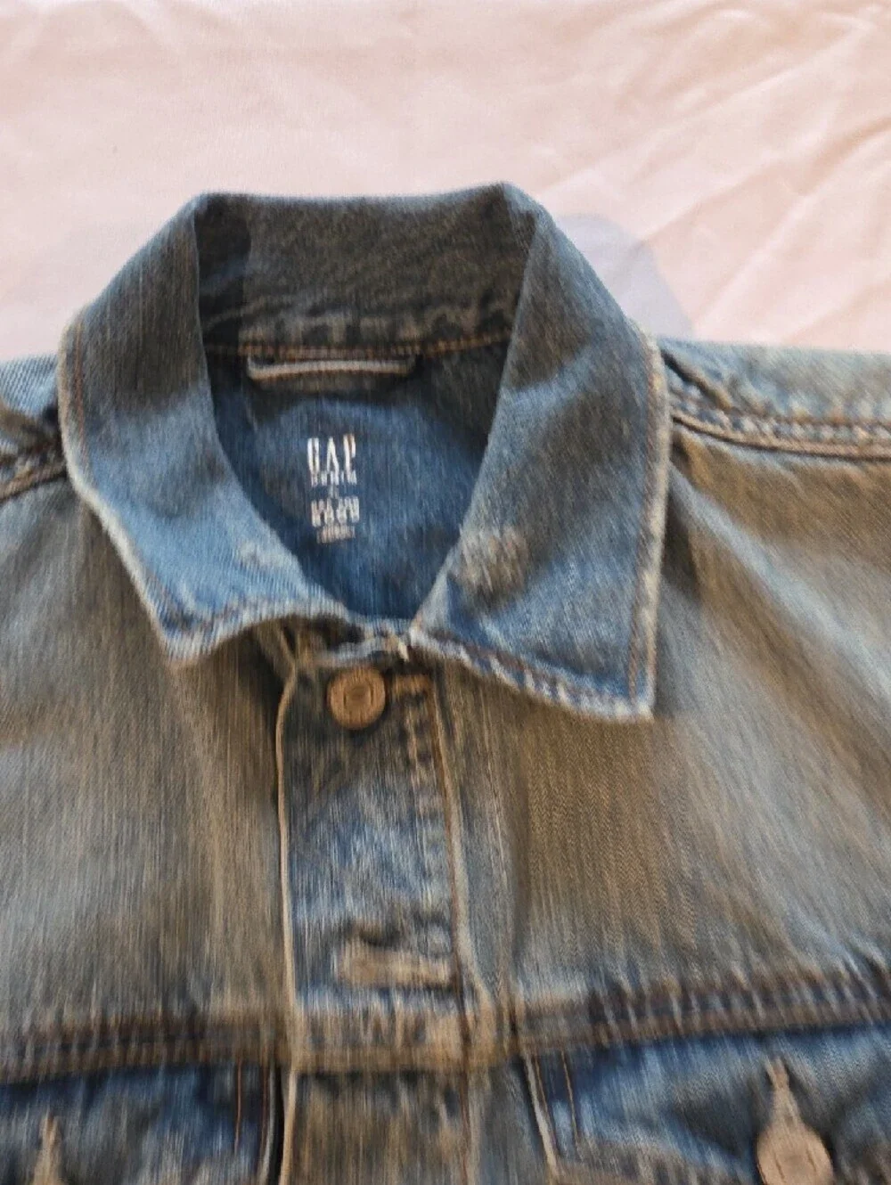 GAP Blue Washed Denim Jacket